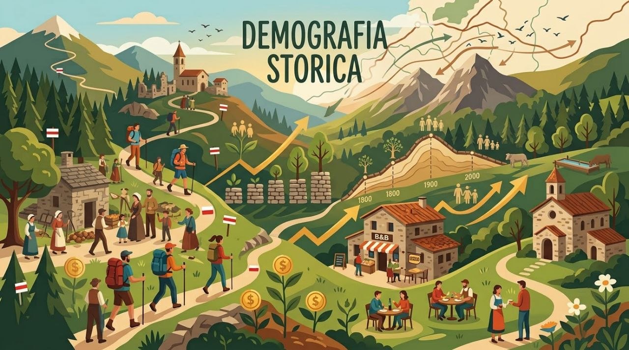 Demografia storica di Santa Maria del Taro e del comune di Tornolo