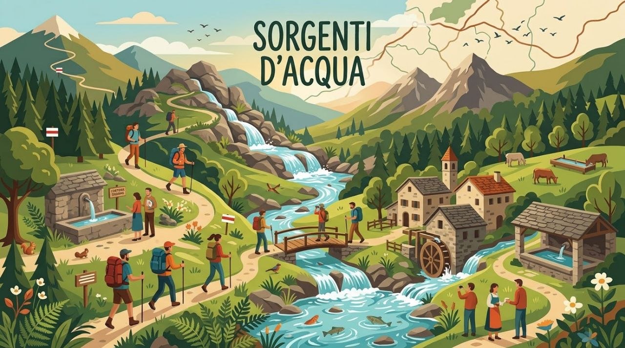 Sorgenti del Taro e acque sorgive nell'area di Santa Maria del Taro